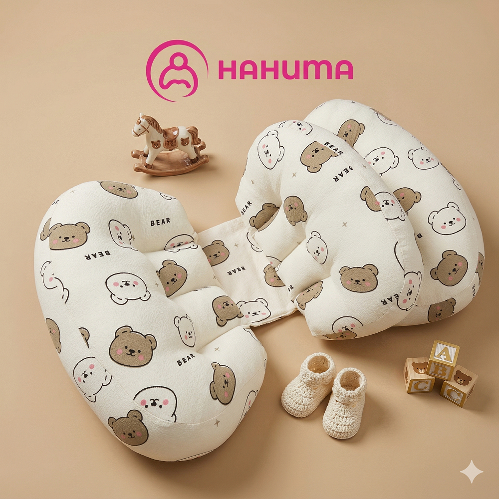 Gối Bà Bầu Cánh Tiên Hahuma – Gối Bầu Mềm Mịn, Ảnh Thật, Mẫu Đẹp