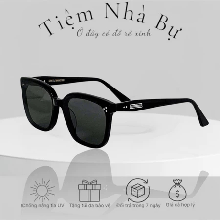 [Peinn] MắT Kính nam nữ Bự Store unisex tràn viền 3 chấm thời trang