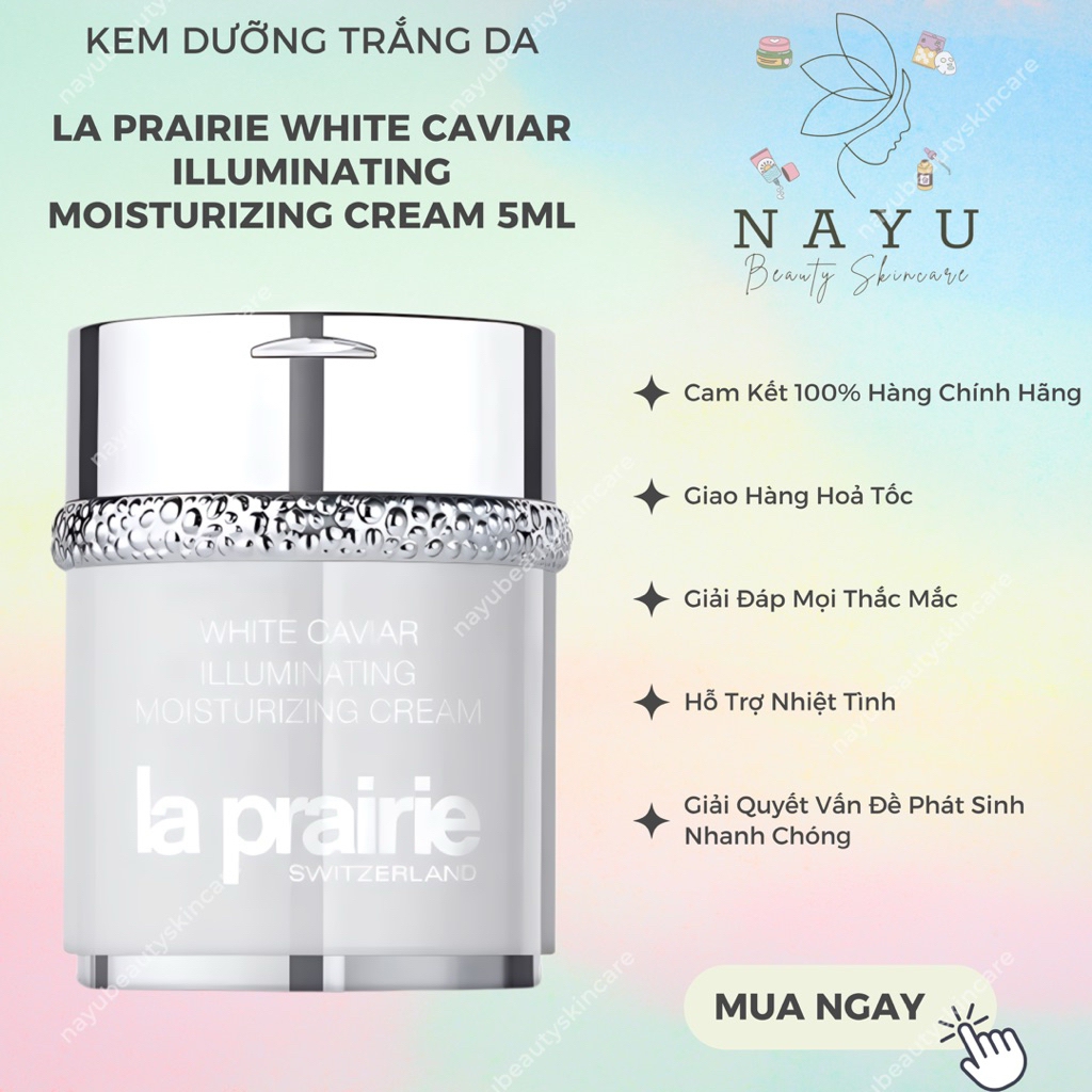 [MINI 5ML] KEM DƯỠNG TRẮNG DA LA PRAIRIE WHITE CAVIAR ILLUMINATING MOISTURIZING CREAM 5ML