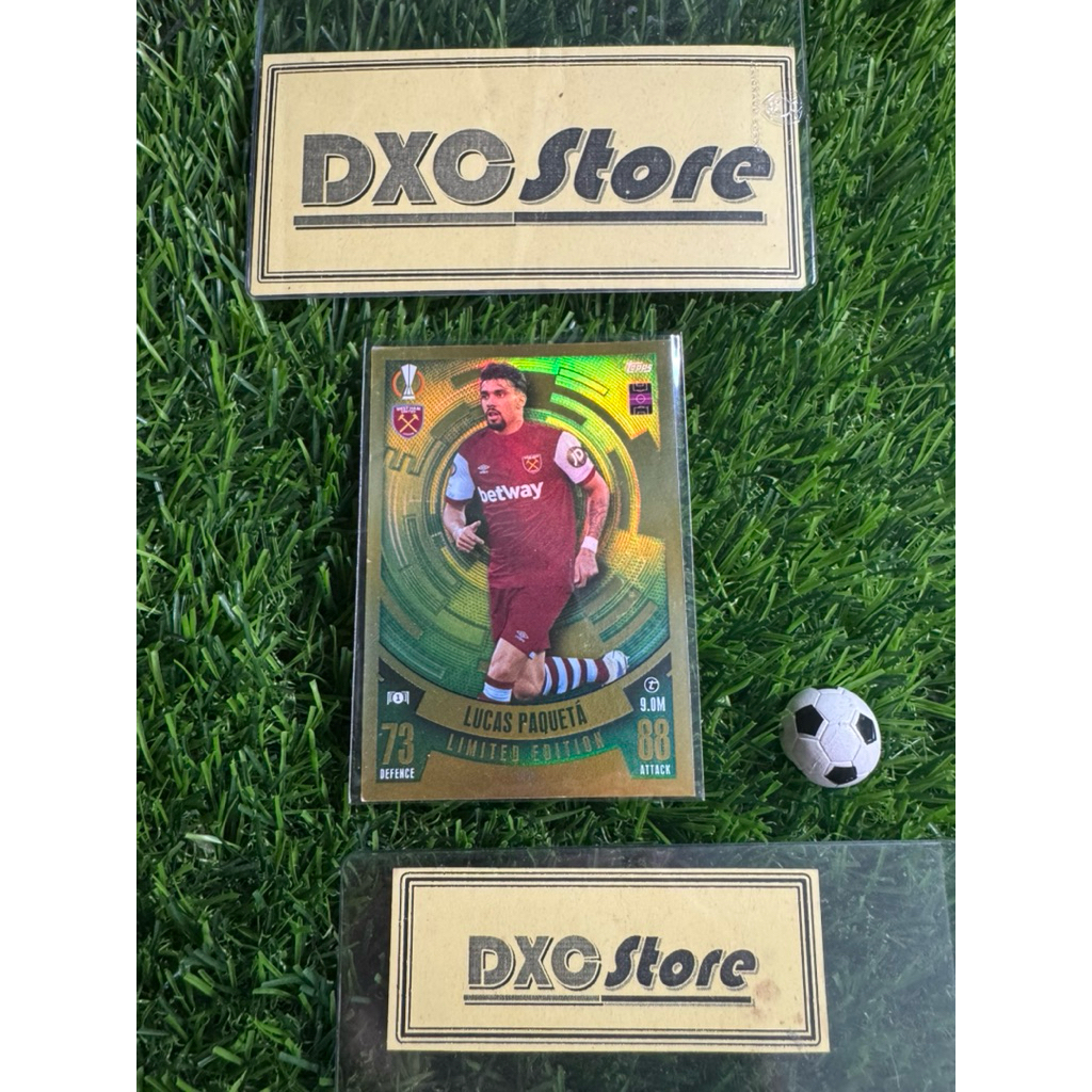 [ CHÍNH HÃNG ] - LIMITED EDITION - TOPPS MATCH ATTAX 2023 - LUCAS PAQUETA (WEST HAM)