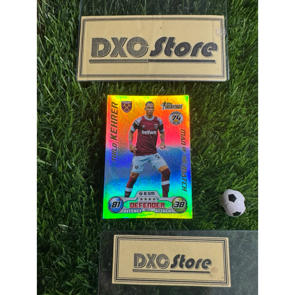 [ CHÍNH HÃNG ] - MAN OF THE MATCH - TOPPS MATCH ATTAX 2023 - THILO KEHRER (WEST HAM)