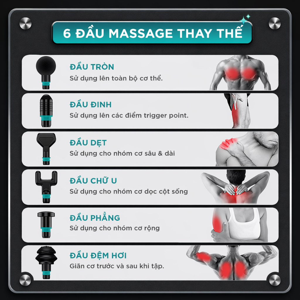 Máy Massage Cầm Tay Cao Cấp KINGTECH KH-720PRO, 20 Cấp Độ, Hỗ Trợ Mát Xa Chuyên Sâu, Giảm Đau Cơ, Cứng Khớp - Chính Hãng | BigBuy360 - bigbuy360.vn
