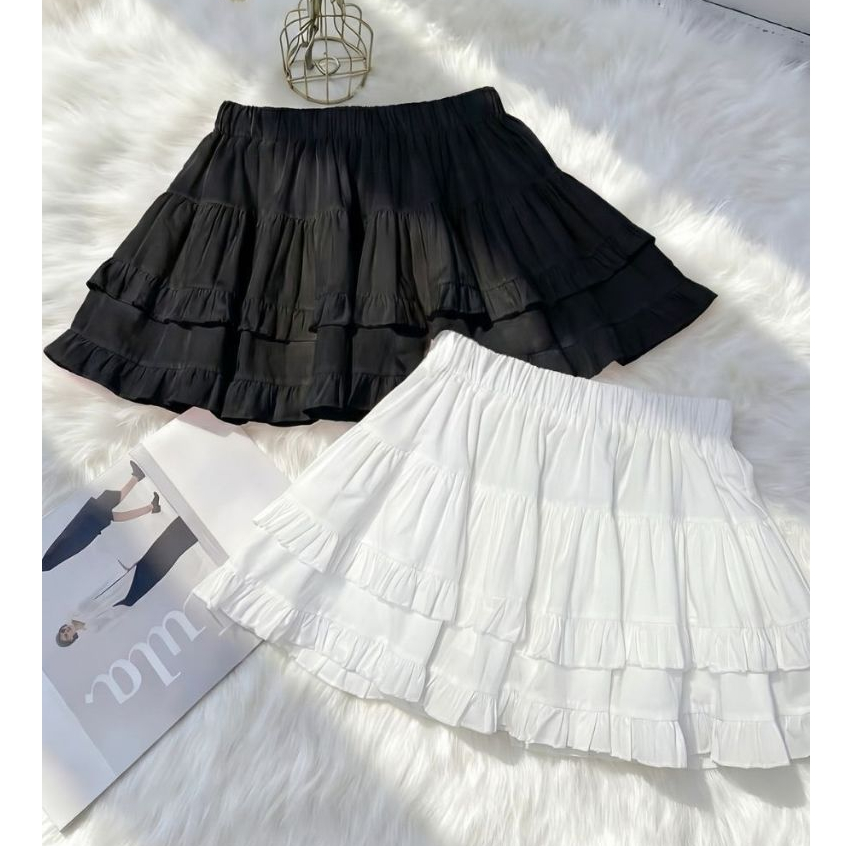Chân Váy Nữ Dáng Xòe FMSTYLE SHOP –  2 Tầng Lai Bèo Nữ Tính Nhẹ Nhàng Dễ Phối  26040612