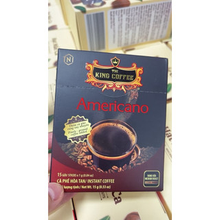 Cà Phê Hòa Tan King Coffee Americano/ Espresso 15 gói*1g