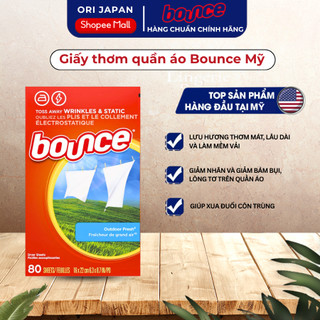 Giấy Thơm Quần Áo Bounce Mỹ Làm Thơm Quần Áo, Loại Bỏ Mùi Ẩm Mốc Và Chống Côn Trùng Hộp 80 Tờ