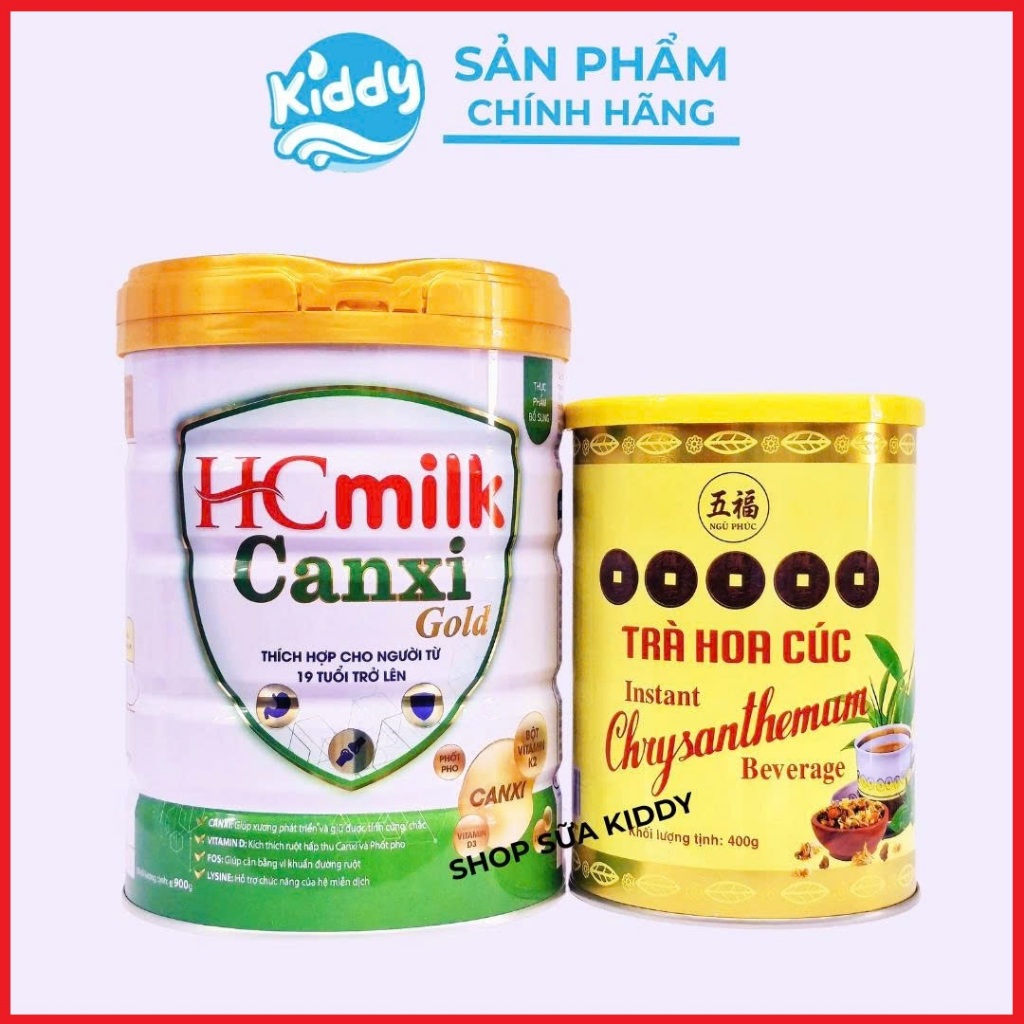 sữa HC milk Canxi dành cho người từ 19 tuổi trở lên lon 900g
