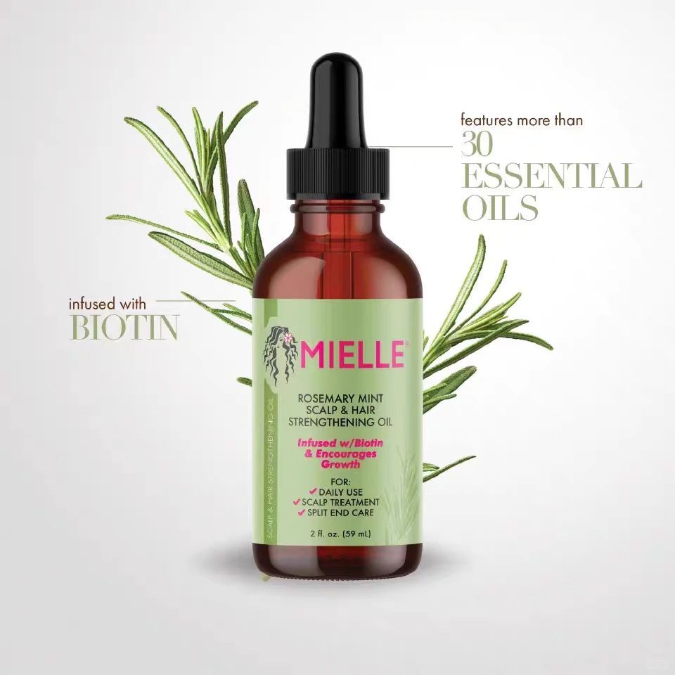 [CHAT TRƯỚC KHI ĐẶT] Mielle dầu ủ mọc tóc Mielle Rosemary Mint Scalp & Hair Oil 59ml Organics