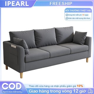 iPearl sofa Hàng đẹp Khung gỗ vỏ bọc có thể tháo rời và giặt được phù hợp với căn hộ nhỏ