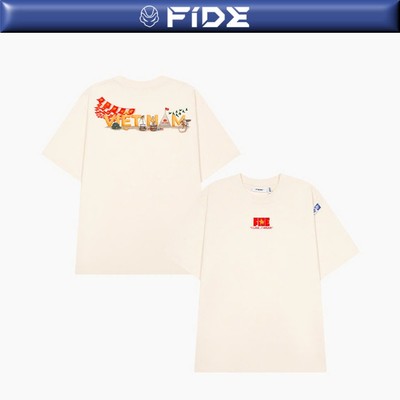 Áo thun FIDE Việt Nam phông unisex form rộng local brand nam nữ cổ tròn oversize - AT269