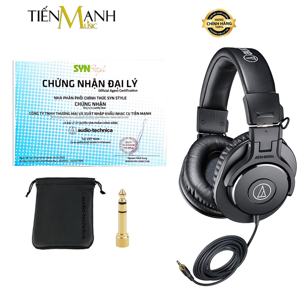 [Chính Hãng] Tai Nghe Kiểm Âm Audio Technica M30X - Studio Monitor Headphones Professional  ATH-M30X
