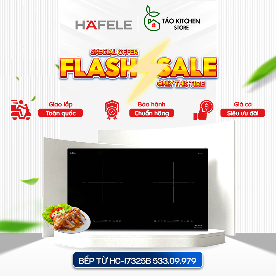 Bếp từ đôi Hafele HC-I7325B, lắp âm 533.09.979 - CTV