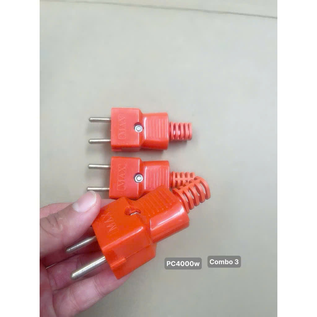 (cao cấp) phích cắm siêu chịu tải Vinamax 4000W Vinamax, Phích cắm công trình, Hàng chính hãng có đầ
