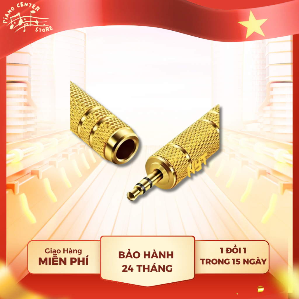 Jack cắm chuyển đổi tai nghe cho đàn Piano, Organ và Keyboard- Piano Center Store