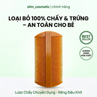 Lược Bí Chải Chấy Cho Bé - Lược Nhựa Dày 2 Mặt Răng Xít Chải Sạch Gàu Êm Da Đầu