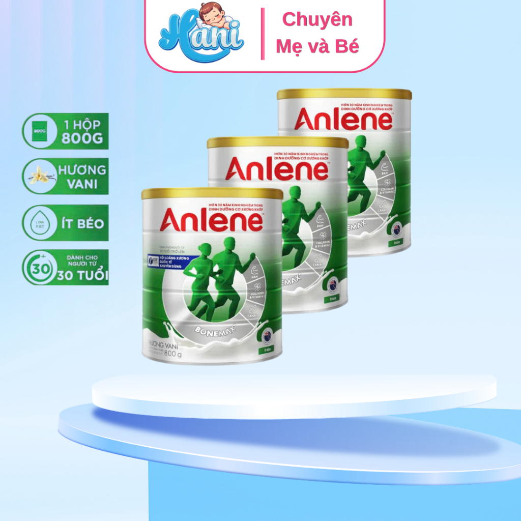 Sữa Bột Anlene Hương Vani 800g