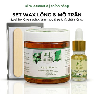 (Mua 1 Tặng 1) Combo Triệt Lông Gồm: Sáp Wax Lông An Lành Tặng Mỡ Trăn Nguyên Chất Hỗ Trợ Tẩy Lông An Lành Slim_cosmetic