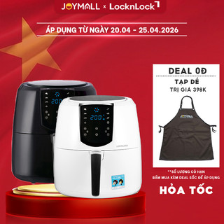 Nồi chiên không dầu locknlock 5.2l ,7.2l ejf357 - hàng chính hãng, kèm chảo nướng - joymall