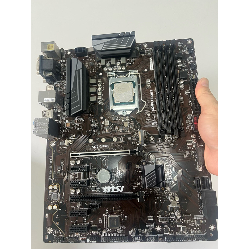 Combo Main Z370 Msi - Cpu i7 8700