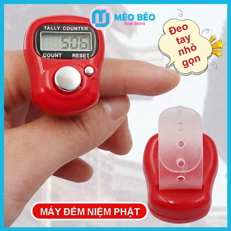 Máy Đếm Số Niệm Phật, Bộ Đếm Số Điện Tử - Mèo Béo Kids Store