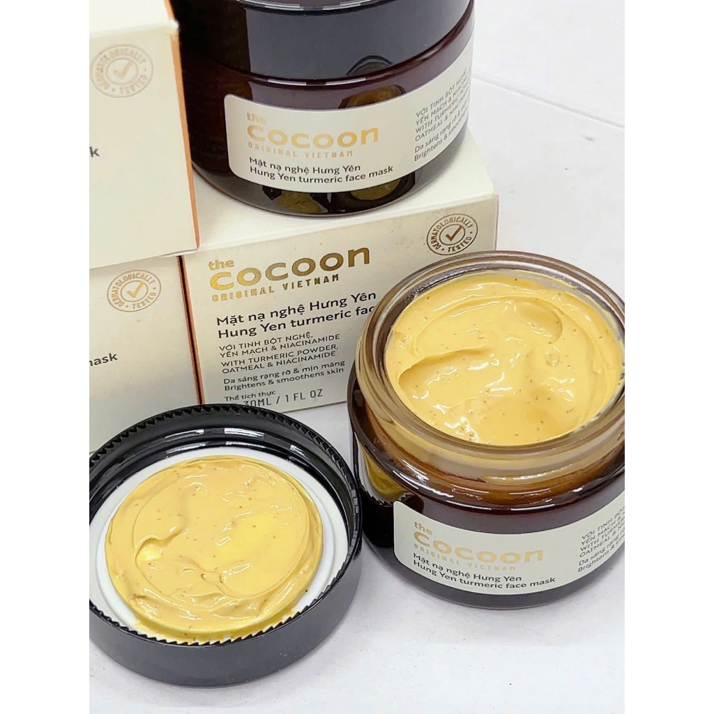 Mặt Nạ Nghệ Cocoon 30ml - Mask Nghệ Giúp Da Rạng Rỡ và Mịn Màng