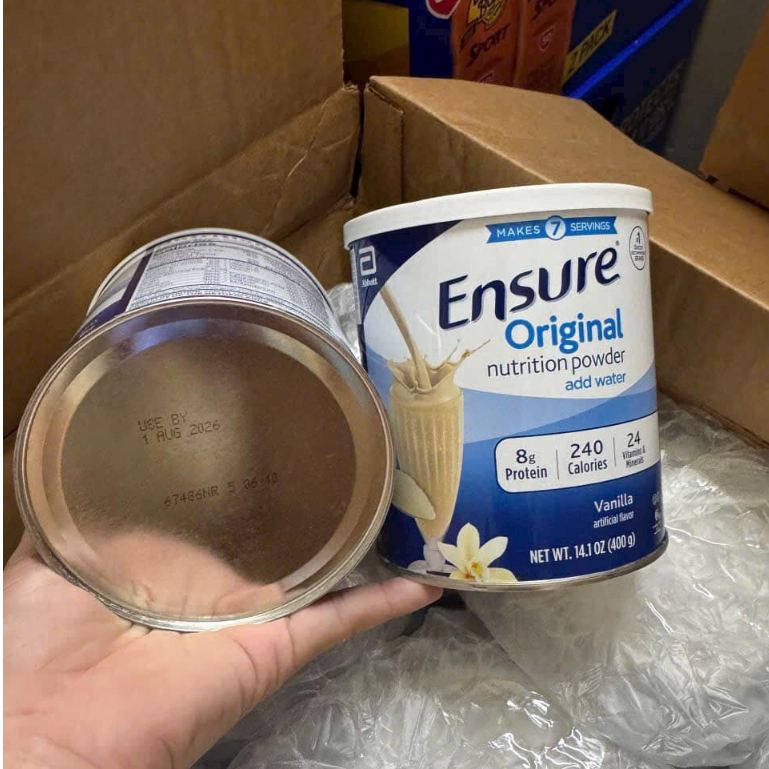 Sữa Ensure Original Nutrition Powder Hương Vani Mỹ