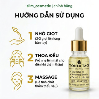 Toner Dấm Táo Cân Bằng Se Khít Lỗ Chân Lông Giảm Mụn, Phục Hồi Làm Dịu Da