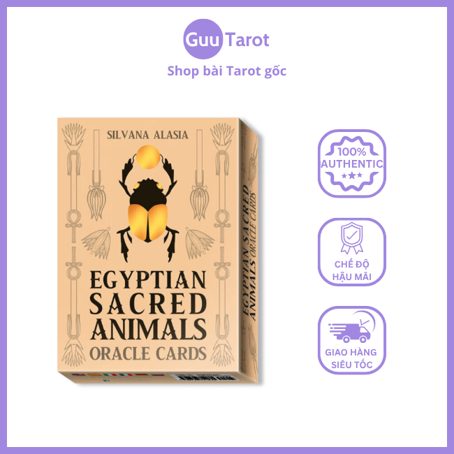 Bộ Bài Egyptian Sacred Animals Oracle (Guu Tarot Shop)