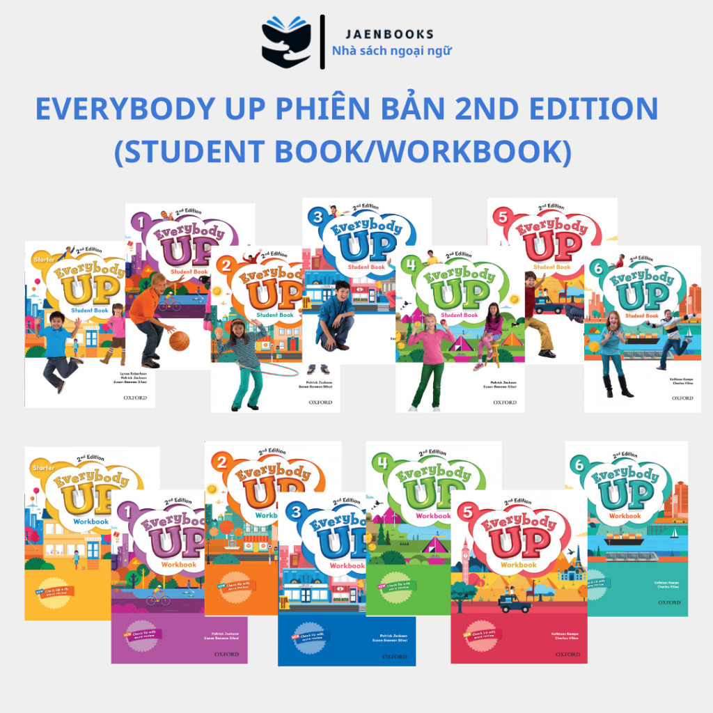 Sách tiếng Anh - Everybody Up 2nd Edition | Student Book/Workbook | Starter, 1–6 | Chọn lẻ