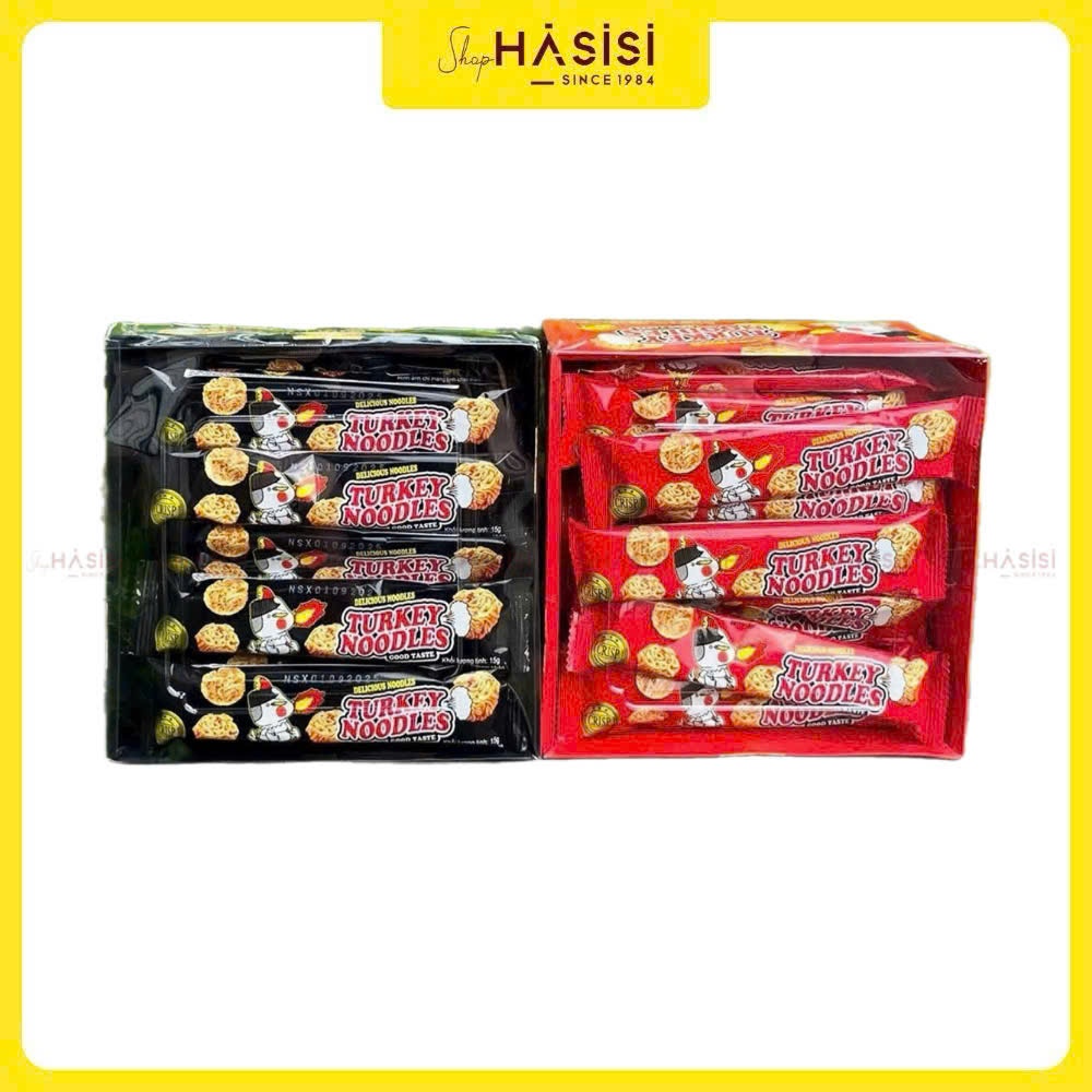Snack Mì Ăn Liền TURKEY NOODLES - Delicious Noodles 15g x 30 Gói