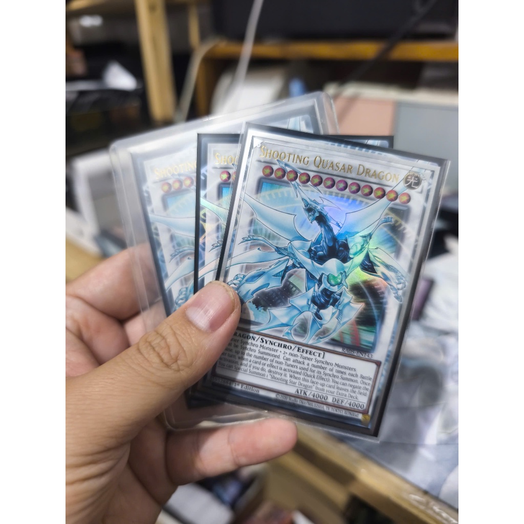 [Yugioh Funny Shop] 1 lá thẻ bài Shooting Quasar Dragon Ultra Rare RA05-EN143 - EU OVERFRAME