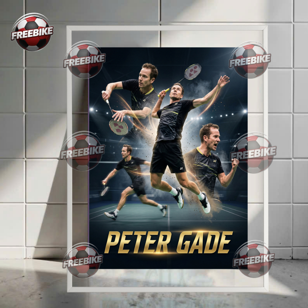 POSTER PETER GADE KHUNG BẰNG KÍNH PHA LÊ CAO CẤP MẪU 1