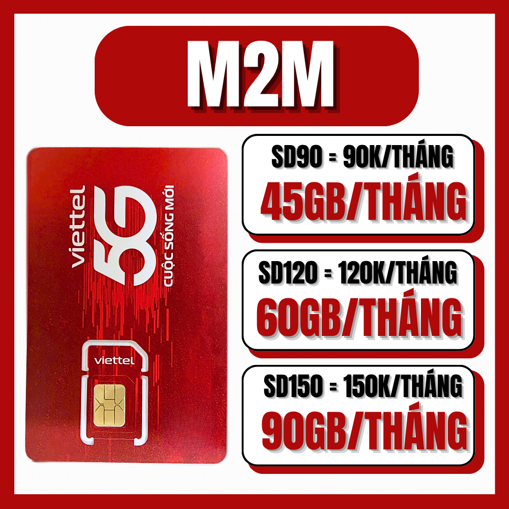 Dùng Luôn Sim Viettel 5G M2M Đăng Ký Các Gói Cước Vào Mạng Tốc Độ Cao Lắp Điện Thoại Oto Box ...