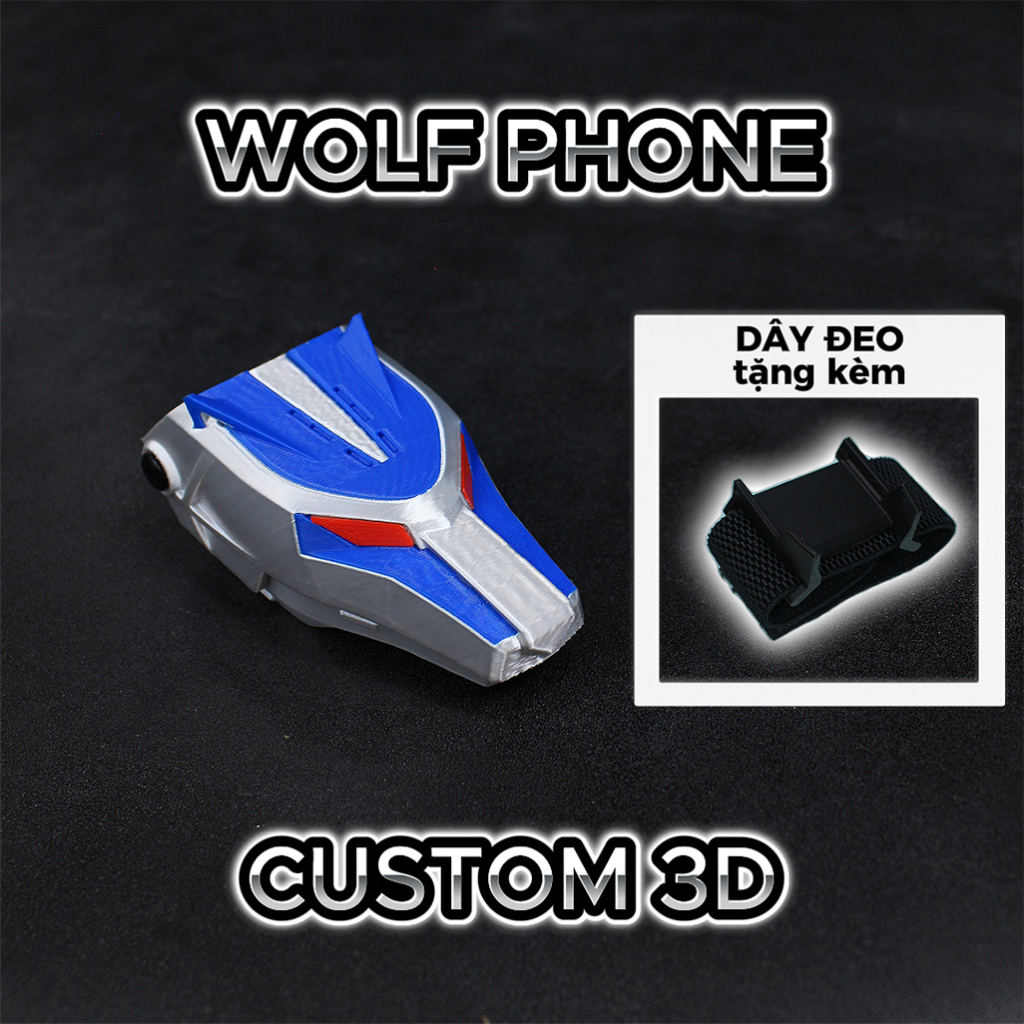 Thiết Bị Biến Hình Wolf Phone / G-Brace Phone bản 1:1 - Mô hình siêu nhân Gaoranger | Mô hình in 3D
