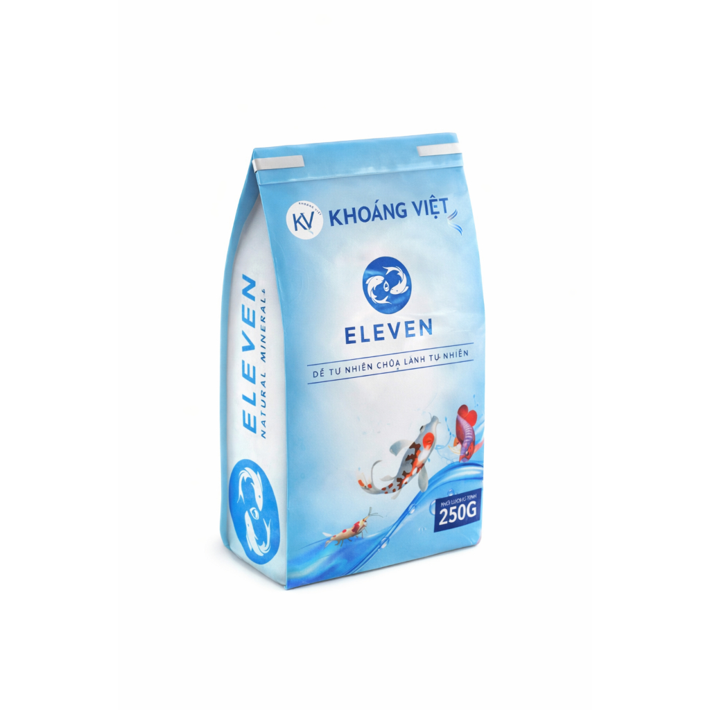 Khoáng cá, khoáng tép, khoáng vi sinh ELEVEN NATURAL MINERAL dạng bột (125gram, 500gram, 1kg)
