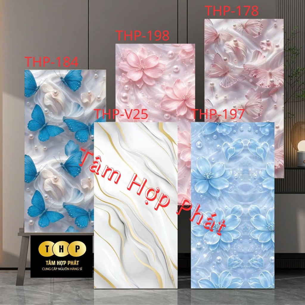 [Combo100 tấm] Xốp dán tường vân đá cao cấp THP nhiều mẫu đẹp PVC vân đá , vân gỗ , hoa lụa, hoạt hì