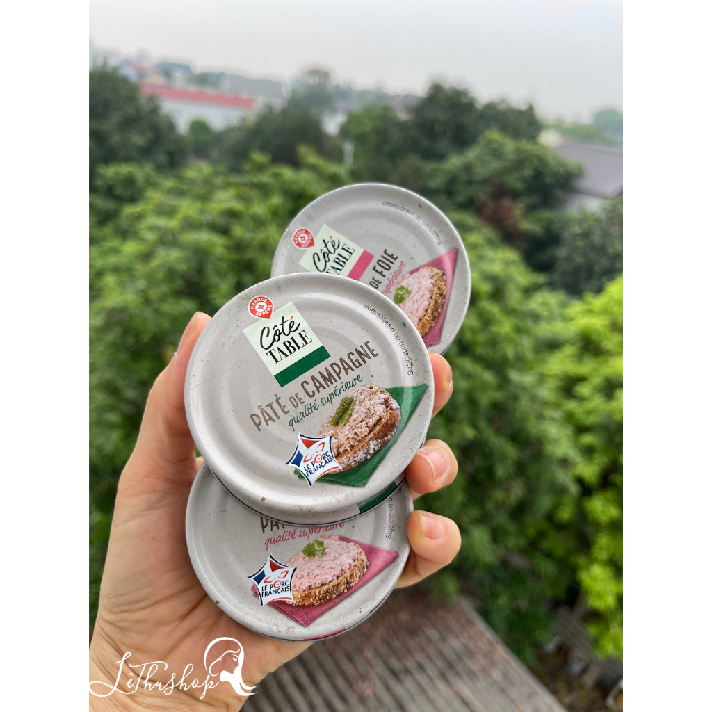 [Pate Pháp chuẩn vị]  Set 3 hộp Pate gan & Pate đồng quê