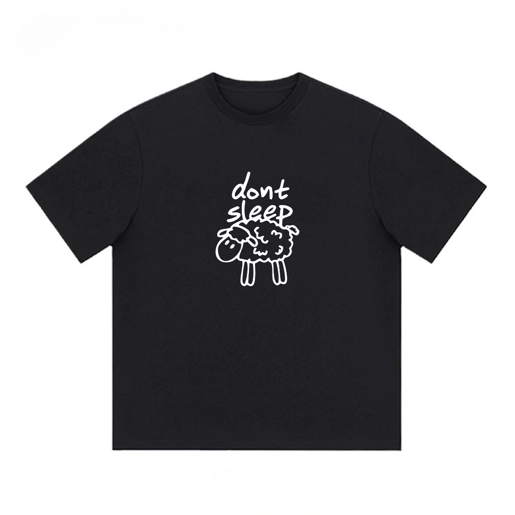 Đáng yêu tee – Áo phông trắng cừu nhỏ don’t sleep cute everyday wear