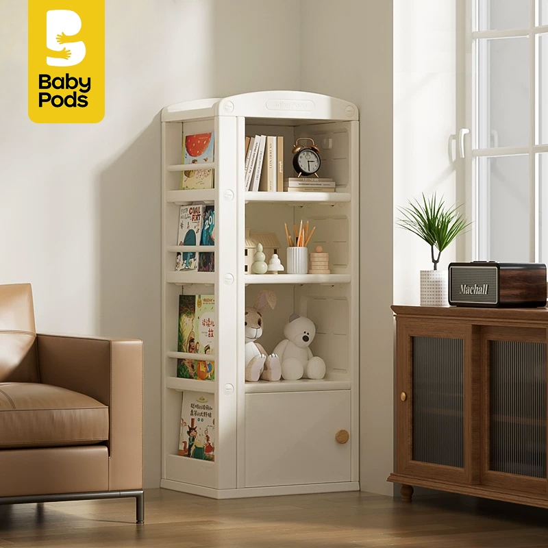 Kệ góc tường Babypods mẫu Postal Kiosk, kệ sách, kệ để đồ chơi, kệ treo quần áo đa năng