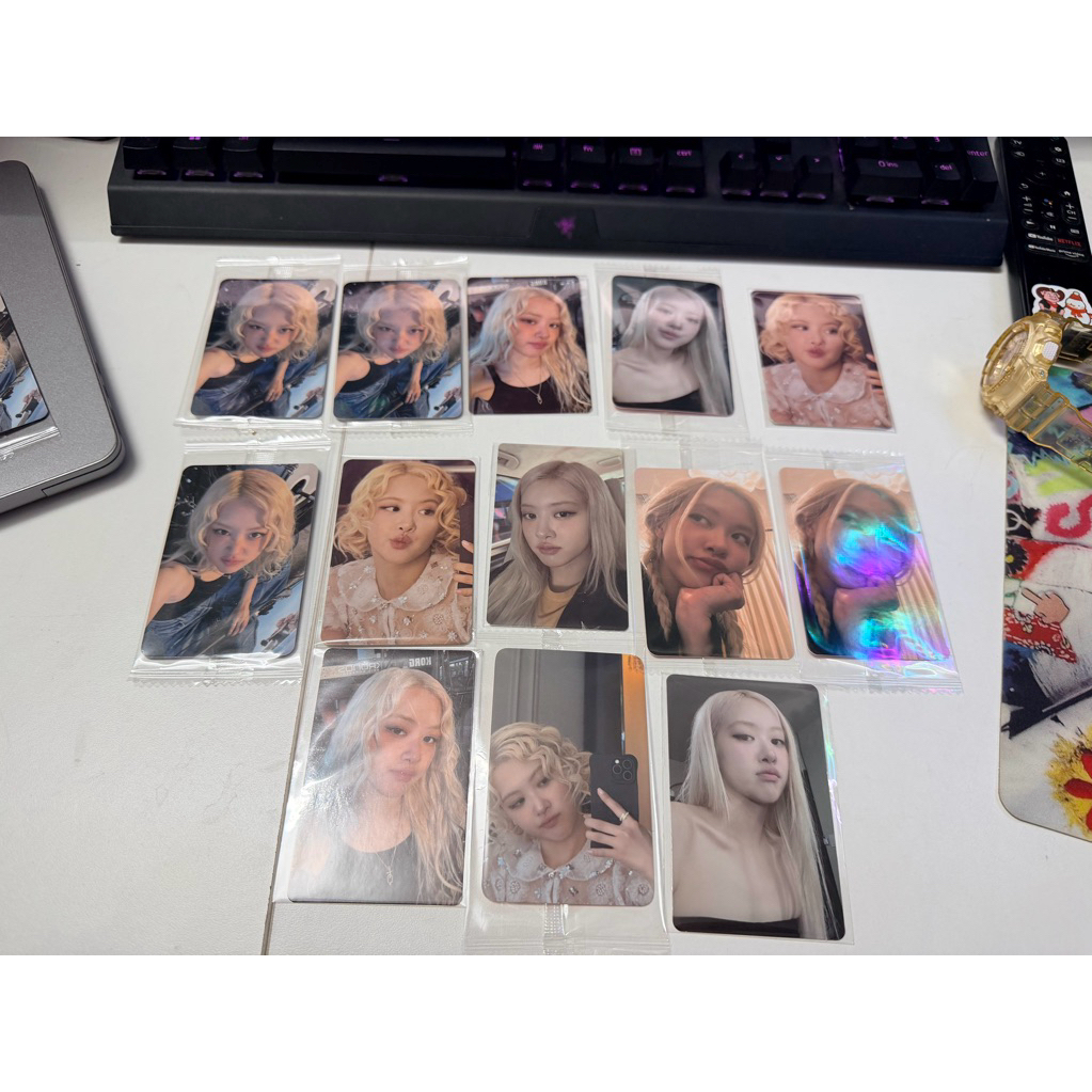 BLACKPINK ROSÉ - Card POB album ROSIE và Tổng hợp chính hãng