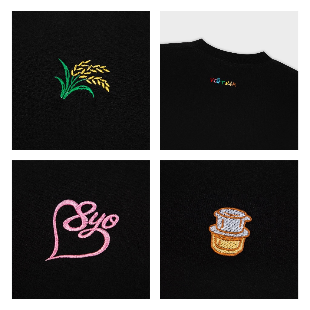Áo Thun Thêu 8YO VIỆT NAM Tee Cotton Mềm Mịn Mát - Áo Phông Local Brand Unisex Nam Nữ Form Rộng | BigBuy360 - bigbuy360.vn
