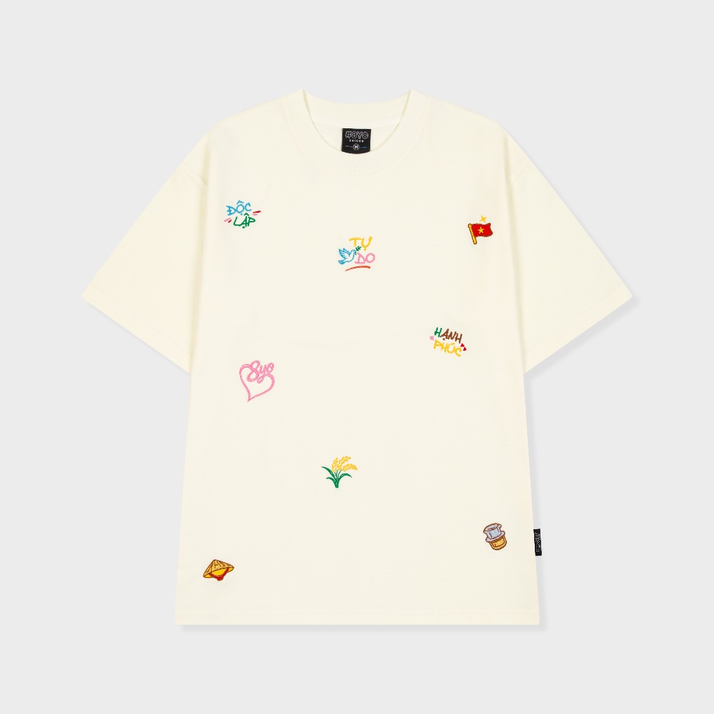 Áo Thun Thêu 8YO VIỆT NAM Tee Cotton Mềm Mịn Mát - Áo Phông Local Brand Unisex Nam Nữ Form Rộng | BigBuy360 - bigbuy360.vn