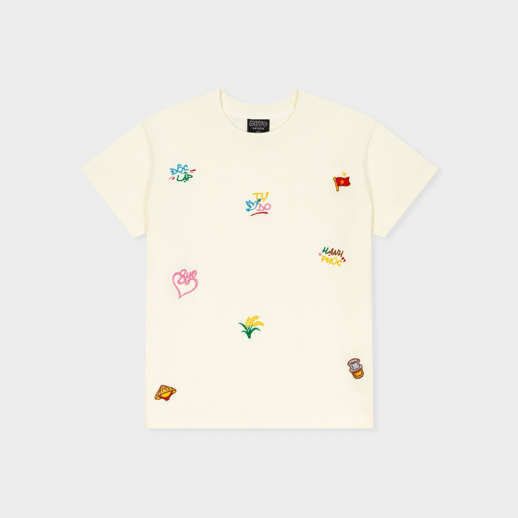 Áo Baby Tee Thêu 8YO VIỆT NAM Cotton Mềm Mịn Mát - Áo Baby Tee Local Brand Chính Hãng Cao Cấp | BigBuy360 - bigbuy360.vn