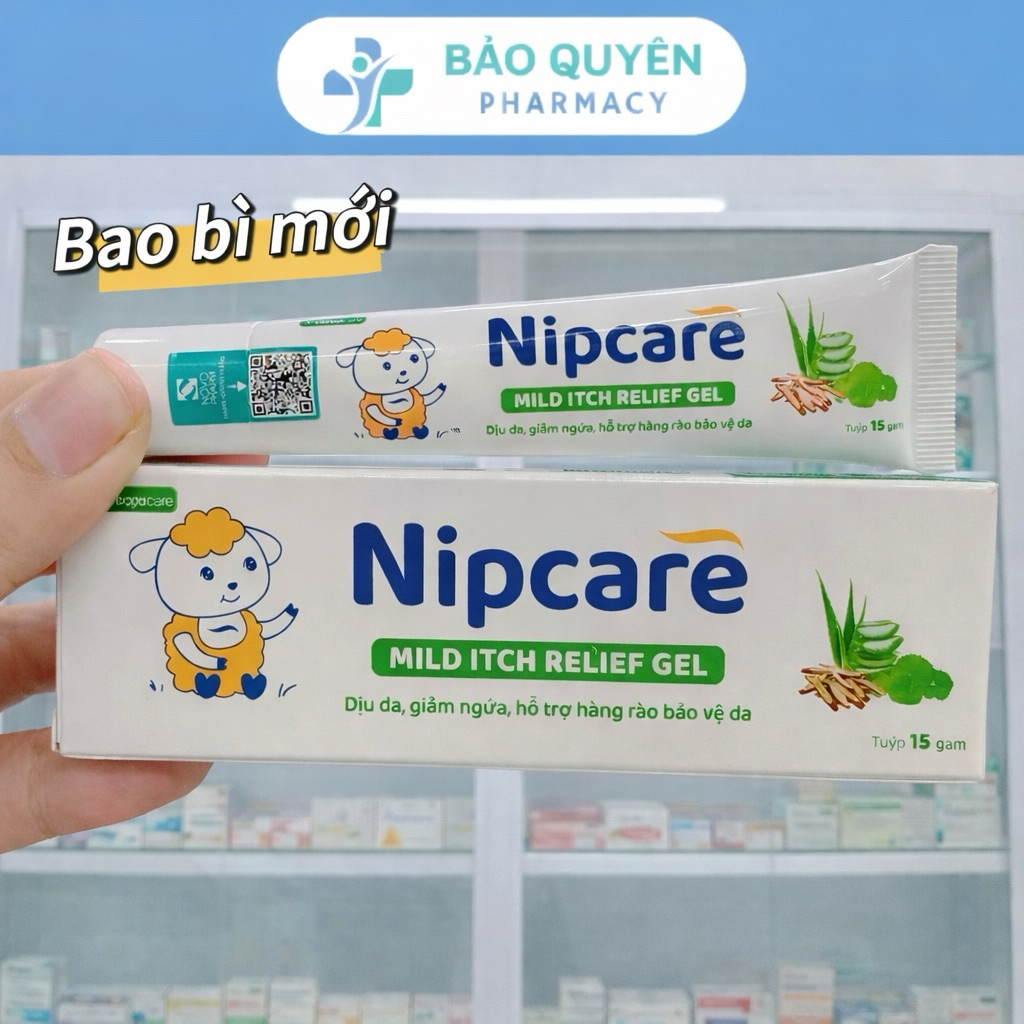 Kem Bôi Ngứa Nipcare Làm Giảm Ngứa, Dịu Da Côn Trùng Cắn, Chàm Sữa, Nhanh Lành Vết Thương (Tuýp 10g)
