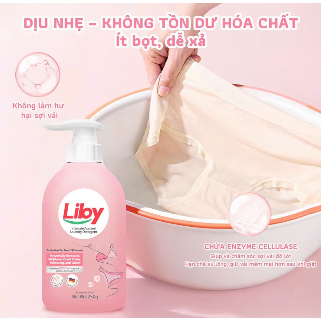 [Pass KOC New] Nước giặt đồ lót chuyên dụng liby