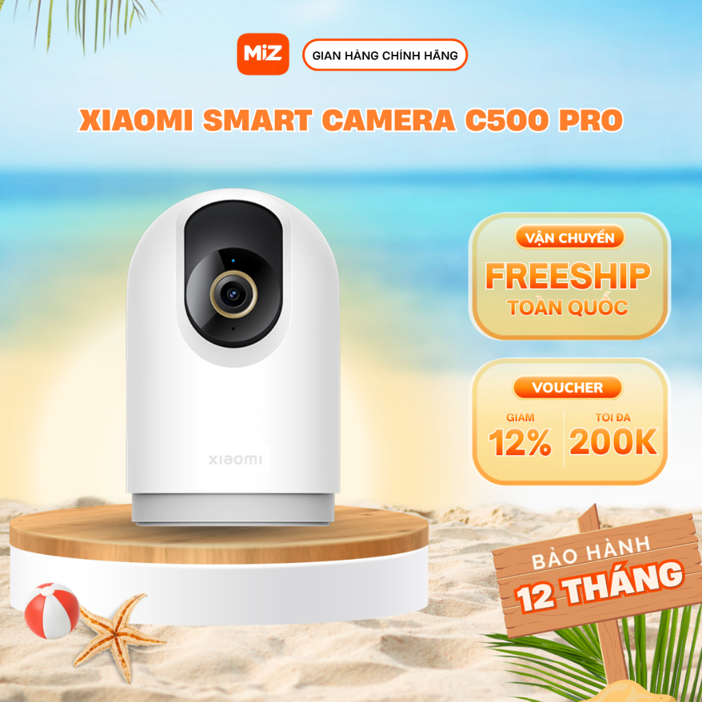 Camera an ninh Xiaomi C500 Pro độ phân giải 5MP, công nghệ HDR - Chính Hãng Bảo Hành 12 Tháng