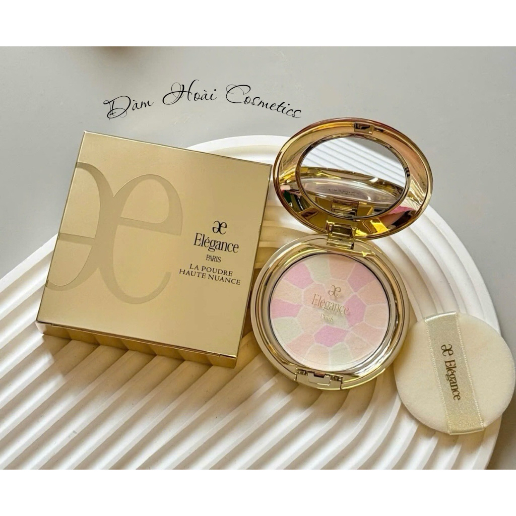 Phấn Phủ Nén Elegance La Poudre Haute Nuance - Phấn Phủ Nén Cao Cấp Siêu Mịn Lì & Kiềm Dầu
