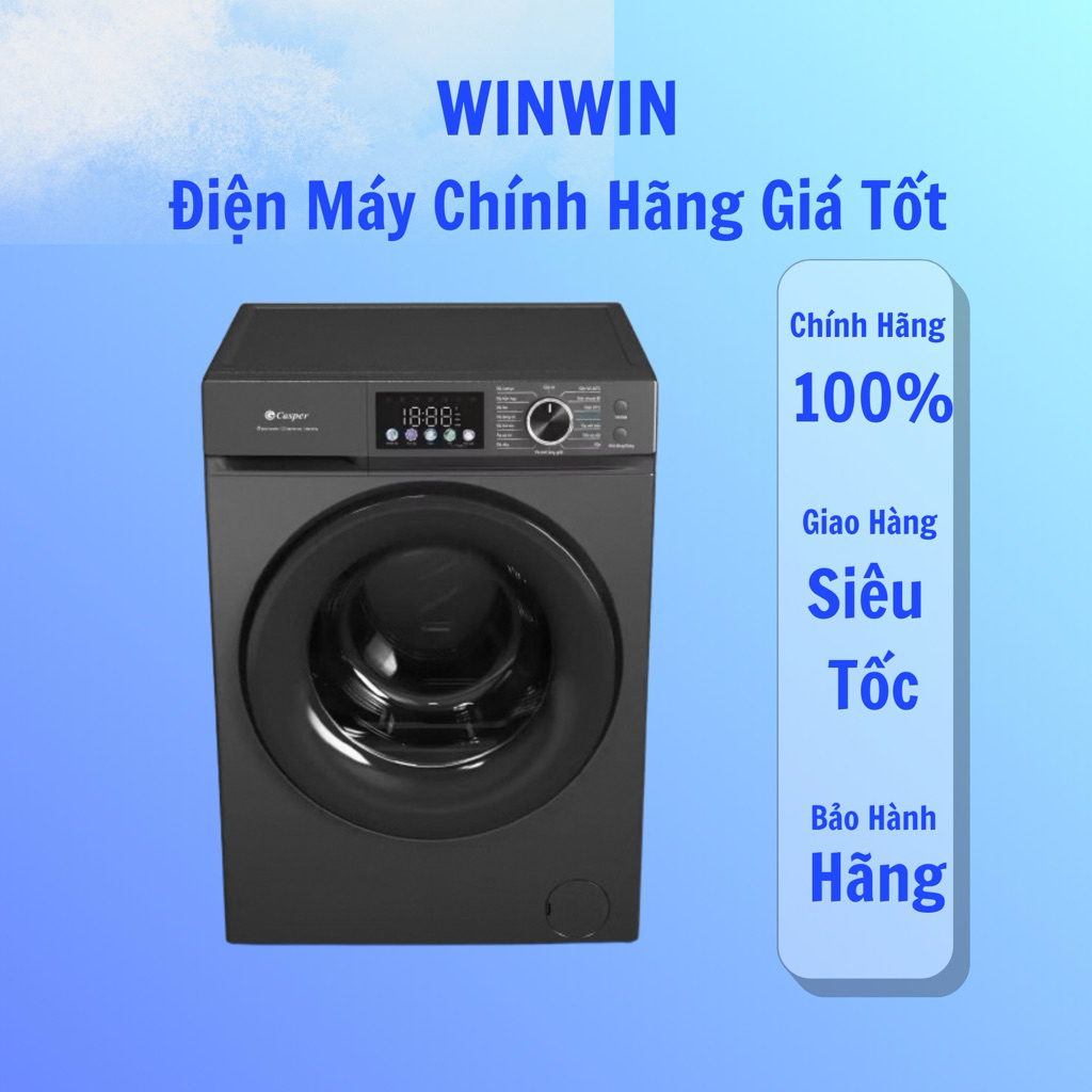 Máy Giặt Casper Inverter 9.5 Kg WF-D95VGR1 - Máy giặt cửa trước