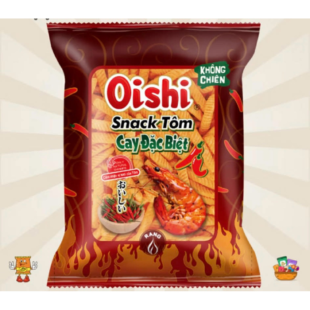 combo 5 gói Oshi Tôm cay 34gr