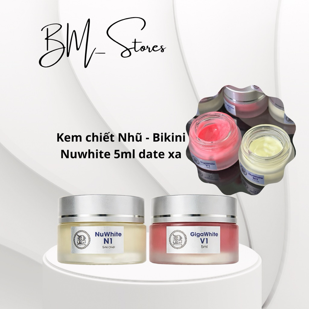 [Combo] Kem làm hồng nhũ hoa N1 , bikini V1 chính hãng Nuwhite
