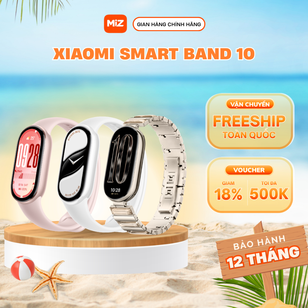 Vòng đeo tay thông minh Xiaomi Mi Band 9 , Band 10 - Chính Hãng Bản Quốc Tế Bảo Hành 12 Tháng